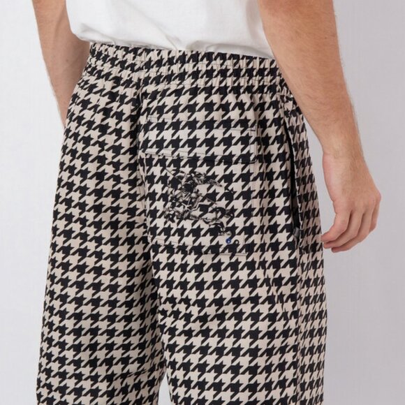 Burberry Other - Burberry Mens Houndstooth Pants Workwear Elasticated Waist Loose Size Large NWT